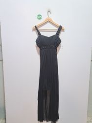 Schwarzes Maxikleid