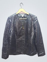 Kim Rogers Black Quilted Jacket
