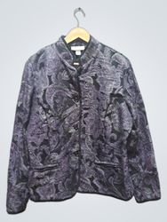 Dressbarn Blazer con stampa Paisley