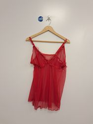 Dreamgirl Red Babydoll Chemise