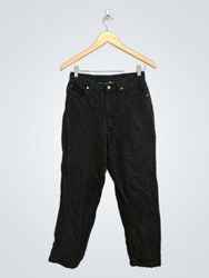 Lauren Ralph Lauren Damen schwarze Jeans aus Denim