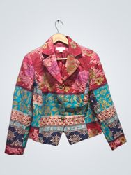 Coldwater Creek Patchwork-Blazer