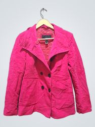 Mango Suit Pink Double-Breasted Jacket