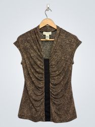 DONCASTER Women's Sleeveless Ruched Top