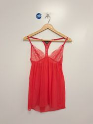 Victoria's Secret Rote Spitzen-Babydoll