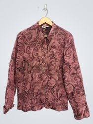 Dressbarn Women's Textured Button-Up Jacket