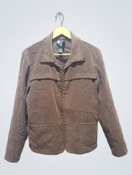 FIRST OPTIC Women's Brown Suede-like Jacket