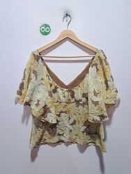Adrianna Papell Floral Print Blouse