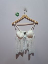 APT. 9 Women's White Babydoll Top