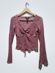 Just Polly New York gerafftes Top mit Kordelzug
