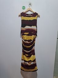 Calvin Klein Ruched Maxi Dress