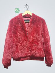 Banana Republic Faux Fur Bomber Jacket