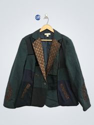Coldwater Creek Patchwork Blazer