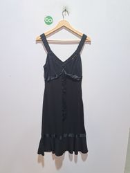 BCBGMAXAZRIA Schwarzes Midikleid