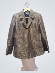 Kasper Paisley Pattern Blazer