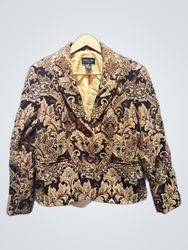 FOCUS 2000 Petite Brocade Blazer
