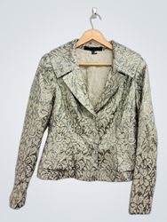 Carmen Marc Valvo Women's Patterned Blazer
