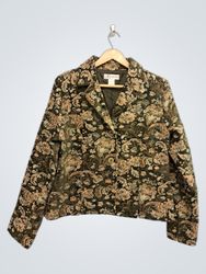 Dressbarn Floral Blazer