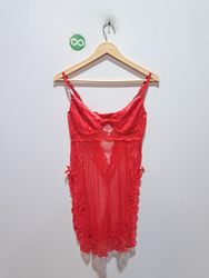 Red Lace Babydoll Lingerie
