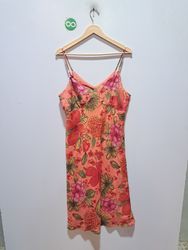 Kathie Lee Collection Floral Print Slip Dress