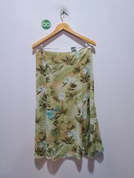 Saia com estampa floral