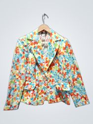 Veston à imprimé floral RQT