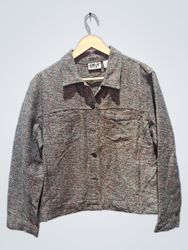 Veste courte texturée pour femme Chic's Design