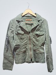 ARDEN B. Veste utilitaire verte pour femmes