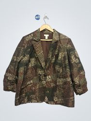 Chico's Women's Patterned Blazer