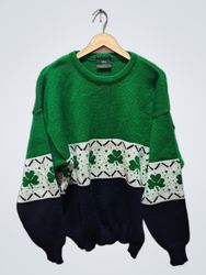 Emerald Isle St. Patrick's Day Shamrock Sweater