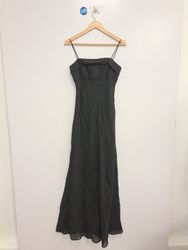 Black Spaghetti Strap Maxi Dress