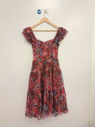 Amanda Uprichard New York Kleid mit Blumenmuster