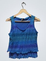 COOL ZONE U.S.A. Blue Ombre Tank Top