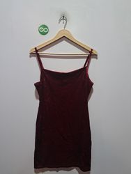 LIZAFFUL Velvet Spaghetti Strap Mini Dress
