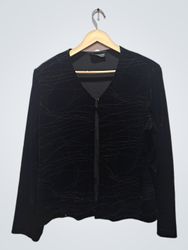 LINDOR Black Velvet Burnout Jacket
