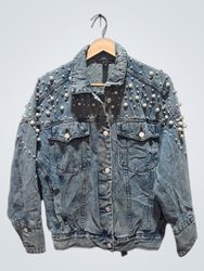 Forever 21 Embellished Denim Jacket