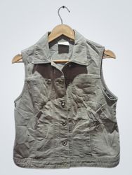 Chico's Platinum Sleeveless Denim Vest