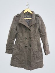 Grey Double Breasted Coat
