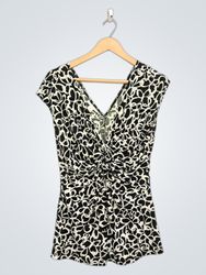 Dressbarn Women's Top a maniche a cappuccio con st..