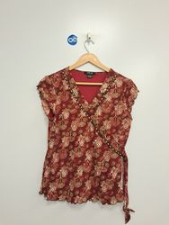 Style & Co Petite Women's Wrap Top