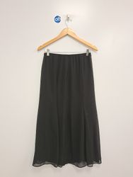 Alex Evenings Black Midi Skirt