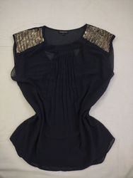 Warehouse Embellished Sleeveless Top
