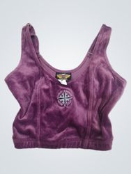 Harley-Davidson Velour Cropped Top