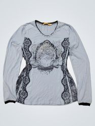 BIBA Long-sleeve Graphic Top