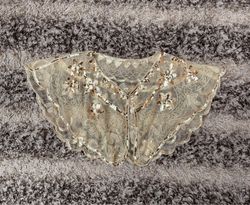 Sequin Flower Lace Cape
