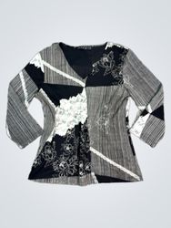 Ninety Patchwork Langarmshirt
