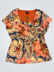 Assoluto Paisley Print Top