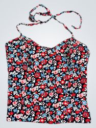 MONDI Floral Smocked Halter Top