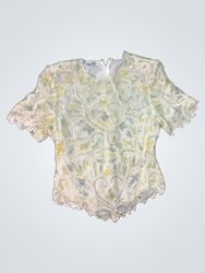 Women's Sequined Beaded Top