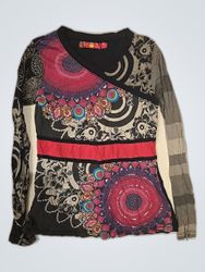 Y2K Graphic Euro Tops- FT DESIGUAL